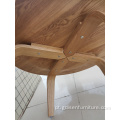 Mesa de café com madeira compensada moldada de Eames